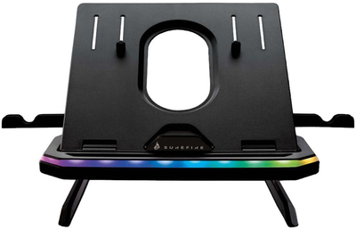Podkładka do laptopa SureFire Portus X1 Foldable 17.3" Black/RGB (0023942488422)