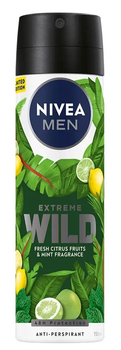 Antyperspirant w spray'u Nivea Men Extreme Wild Fresh Citrus 150 ml (9005800356884)