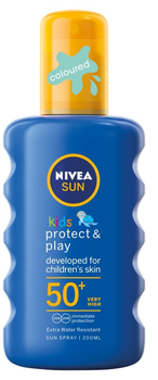 Спрей для дітей Nivea Sun Kids Protect & Play зволожувальний захист на сонці SPF 50 200 мл (4005808856671)