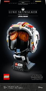 Zestaw klockow LEGO Star Wars Helm Luke’a Skywalkera Czerwony-5 675 elementow (75327) (955555903662433) - Outlet