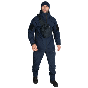 Куртка Stalker SoftShell Темно-синя (7005), XXXXL