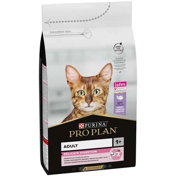 Сухой корм Pro Plan Delicate Digestion Adult Turkey с индейкой для кошек с чувствительным пищеварением 1,5 кг