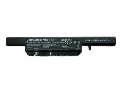 Аккумулятор для ноутбука Clevo W540 M72 11.1V Black 5200mAh OEM
