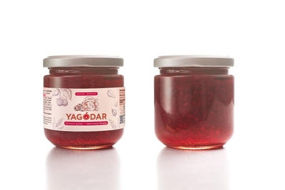 Бокс джема YAGODAR Красная смородина-Зеленая груша/Малина-Апельсин/Ананас-Апельсин-Имбирь/Ананас 210 г 4 шт. (YAG/AS-4/2)