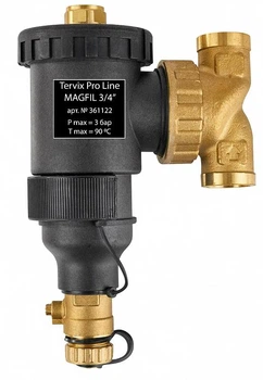 Магнитный проточный фильтр Tervix Pro Line MAGFIL 3/4" арт.361122