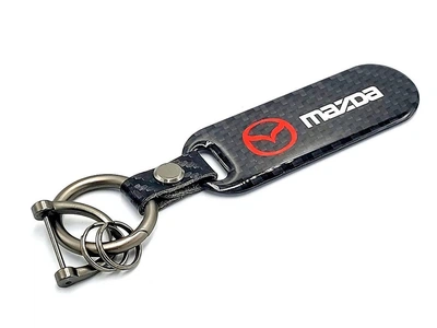 Брелок для ключей Carbon с карабином MAZDA