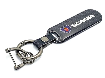 Брелок для ключей Carbon с карабином SCANIA
