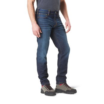 Брюки тактические джинсовые 5.11 Tactical Defender-Flex Slim Jeans W38/L34 Dark Wash Indigo