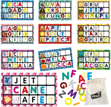Gra planszowa Headu Montessori Letters and Words (8057592353870)