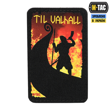 Нашивка M-Tac Til Valhall (50х80 мм) Black