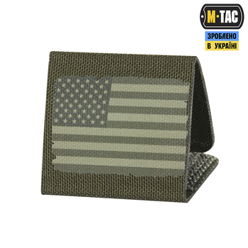 Molle M-Tac Patch прапор США Olive/Ranger Green