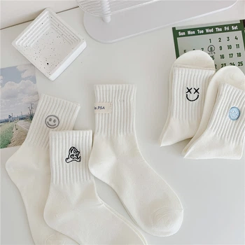 Женские носки комплект 5 пар носков Honey Fashion Accessories 35-41р белый (1-37)
