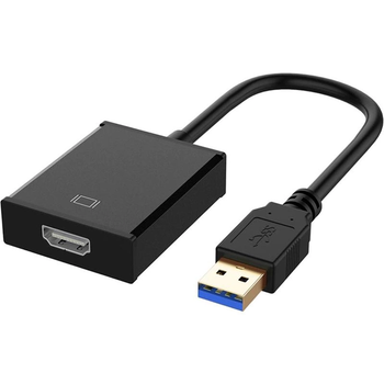 Переходник-конвертер для монитора к ПК USB 3.0 AM – HDMI AF S0697 внешняя видеокарта HDMI to USB