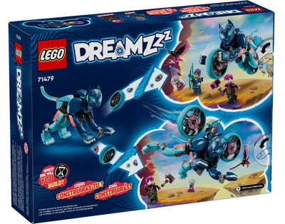 Конструктор LEGO DREAMZzz Котячий мотоцикл Зої 226 деталей (71479)