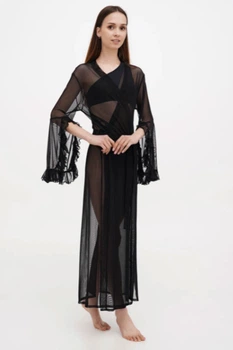 Халат Fleri 48(XL) Черный (98215)