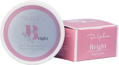 Патчі, що освітлюють (з порошку перлин) Brightening patches Bright patch Dr.Yudina 60шт. (v101)