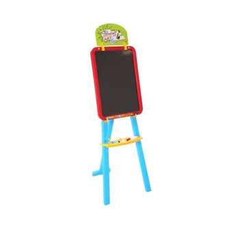 Мольберт детский Funny Art Easel, двусторонний, мел, маркеры, магниты. Red and blue (154785)
