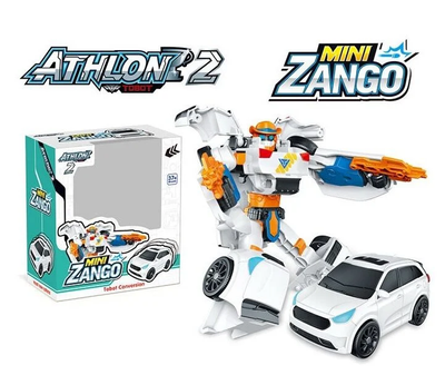 Трансформер мини тобот mini Zango Tobot Занго трансформируется в автомобиль Размер 13 см