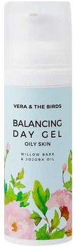 Nawilżający żel na dzień do skóry tłustej Vera & The Birds Balancing Day Gel 50 ml (8436592720217)