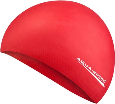 Шапка для плавания Aqua Speed SOFT LATEX 5732 красный Уни OSFM