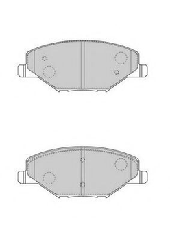 Тормозные колодки дисковые Ferodo (FDB4590)