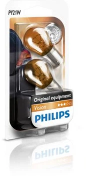 Лампа накаливания PY21W 12V 21W BAU15s 2шт blister (выр-во Philips) Philips (12496NAB2)