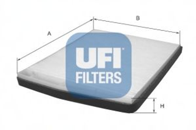 Фильтр, воздух во внутреннем пространстве UFI (5309100)