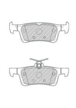 Тормозные колодки дисковые Ferodo (FDB4695)