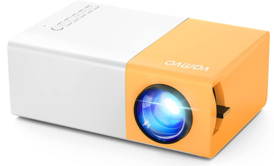 Мини-проектор Vamvo YG300 Pro с поддержкой 1080P, подарок для детей, домашний кинотеатр, совместим со смартфоном/ноутбуком/PS4/Firestick. Б/В b1
