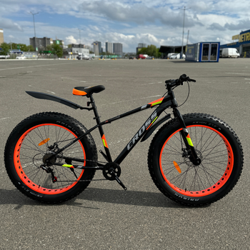 Внедорожник фетбайк 27.5 /4.5 Giant Mbike (fatbike) черно-оранжевый велосипед New fatbike (широкая покрышка 4.5) 2025