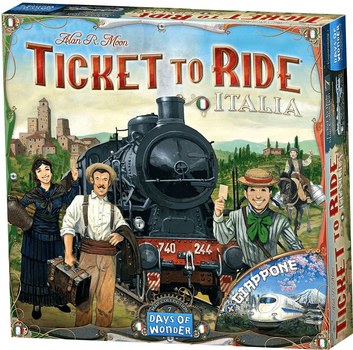 Доповнення до настільної гри Asmodee Ticket to Ride: Italy + Japan (0824968206324)