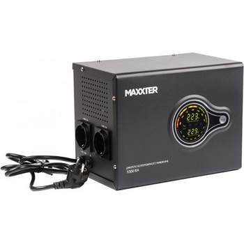 Джерело безперебійного живлення Maxxter MX-HI-PSW1000-01 тривалої дії 1000ВА 600Вт без АКБ
