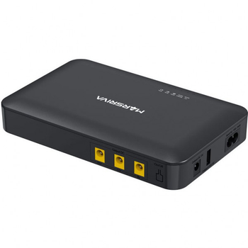 Джерело безперебійного живлення Marsriva KP1Plus_MARSRIVA DC UPS для роутерів 240VAC 4хDC/USB OUT 16000Ah Li-Pol