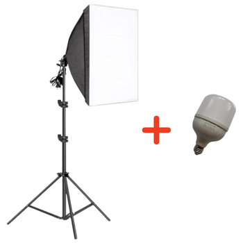 Набор постоянного света Profi-light 50×70 см с LED-лампой 30 Вт и стойкой для фотосъемки 5500K (91EFC972800B)