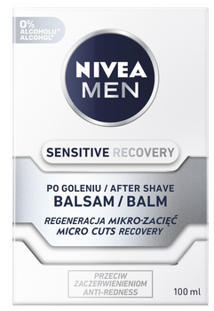 Balsam po goleniu Nivea Men Sensitive Recovery regenerujący 100 ml (5900017060392)