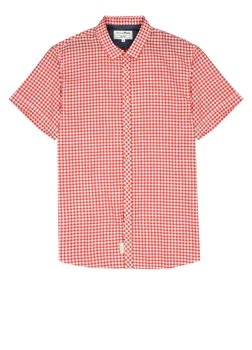 Червона сорочка на короткий рукав Tom Tailor XL TT001460