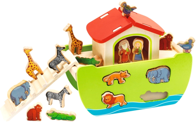 Zabawka edukacyjna Simba Eichhorn Shape Sorter Noah's Ark 21 elementów (4003046020847)