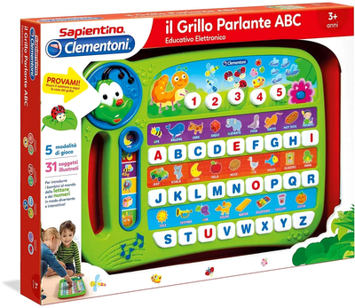 Розвиваюча іграшка Clementoni Sapientino Talking Cricket ABC (8005125132645)