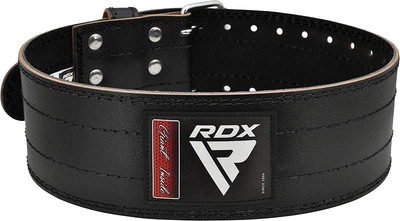 Пояс для пауерліфтингу RDX RD1 шкіряний XL Black (WPB-RD1B-XL)