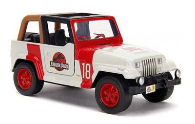 Metalowy model samochodu Jada Jurassic World Diecast Model Jeep Wrangler 1:32 (4006333074318)