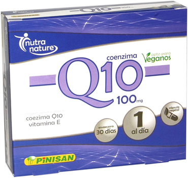 Suplement diety Pinisan Coenzima Q10 100 mg 30 kapsułek (8435001000179)