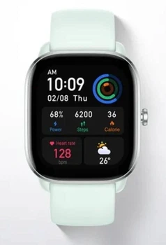 Смарт-годинник Amazfit GTS 4 Mini Mint Blue Українське меню