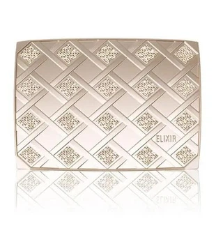 Футляр с зеркалом и спонжем Shiseido Elixir Seperieur Compact Case L для сменного блока пудры, 101х15х72