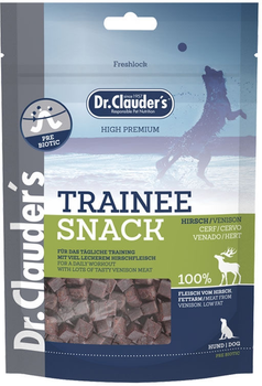 Ласощі для собак Dr.Clauder's кубики з олениною 80 г (4014355255004)