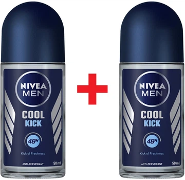 Упаковка антиперспірантів NIVEA Men Заряд прохолоди 50 мл х 2 шт (4006048532575)
