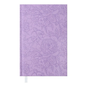 Дневник недатированный Buromax Vintage A6 288 страниц линия сиреневая (BM.2613-26)