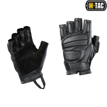 Перчатки M-Tac беспалые кожаные Assault Tactical Mk.1 Black M