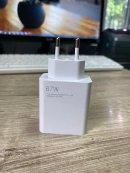 Зарядное устройство для Xiaomi Mi Adapter 67W (Max) Fast Charger AR-9170, с поддержкой быстрой зарядки, Белый