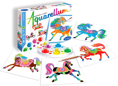 Kolorowanka SentoSphere Aquarellum Junior Horses (3373910006910)