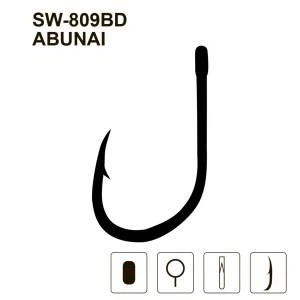 Крючки MiniMax SW-809BD Abunai # 4 BLN 10шт. ring